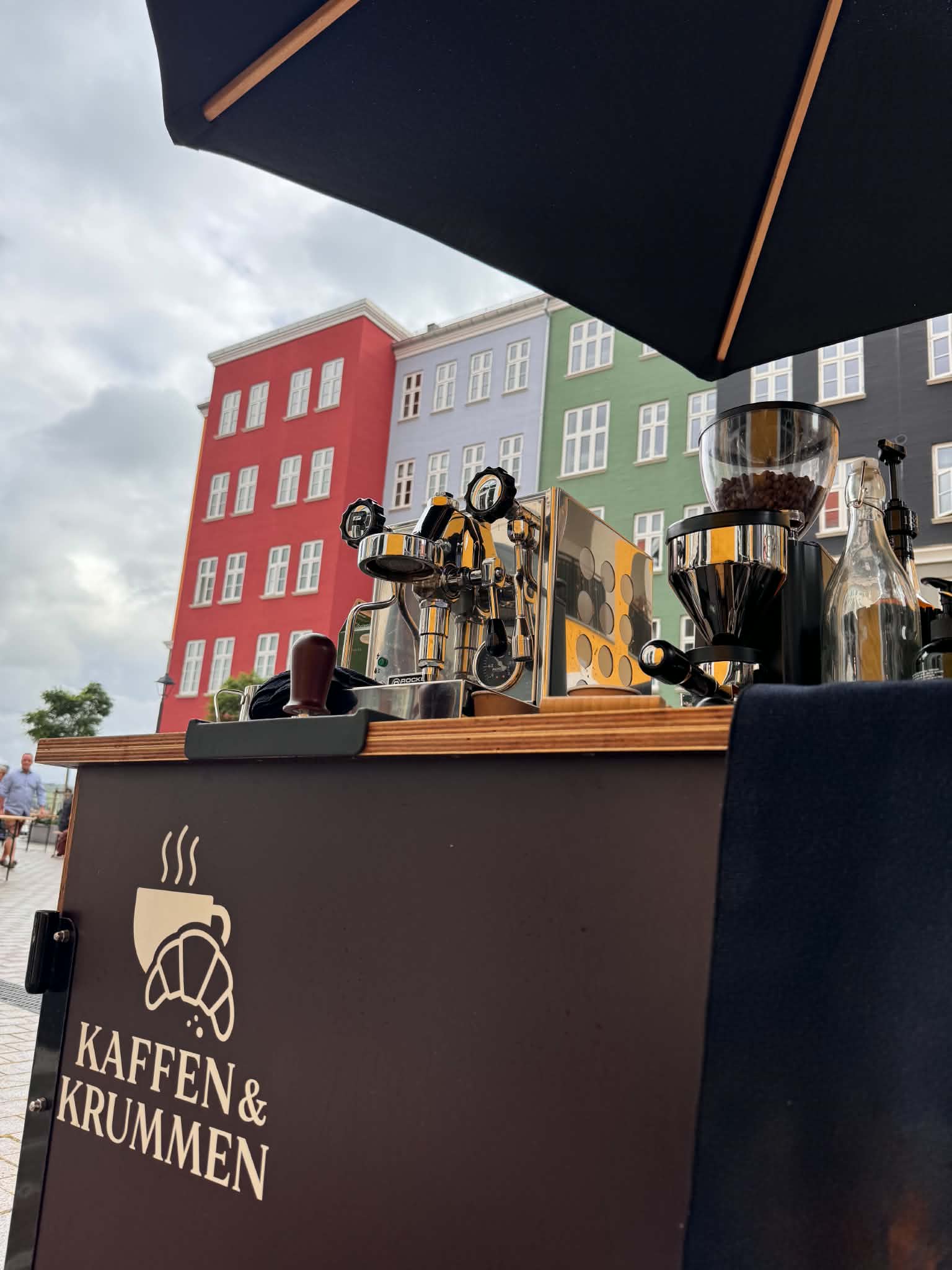 Kaffen & Krummens mobile kaffebar til virksomhedsevent